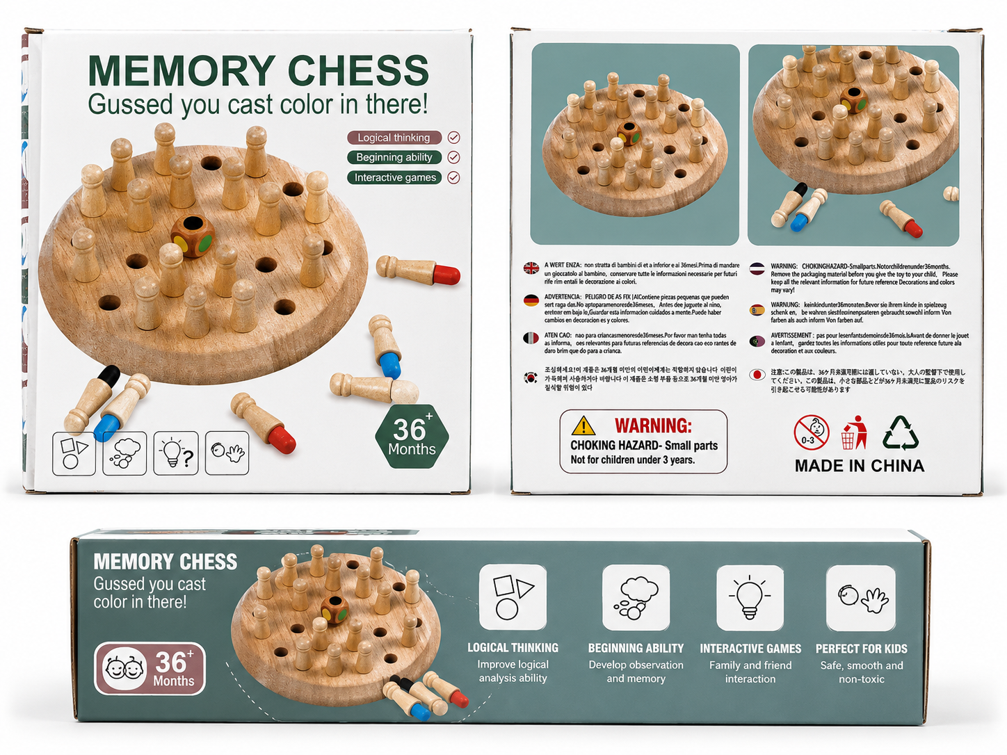 Memory Cheese Board Game | Concentration & Matching Game for Kids