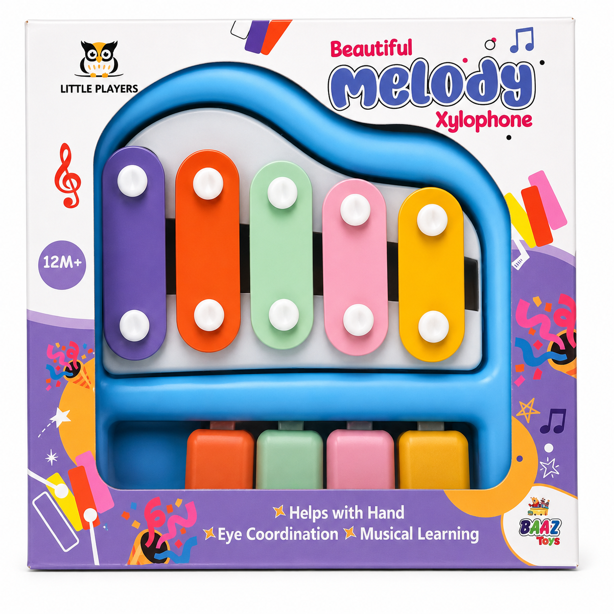 Mini Xylophone Musical Toy for Kids | Colourful Percussion Instrument