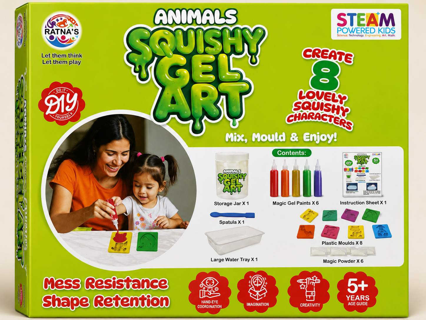 Squigz Gel Art Creative Activity Kit | Sensory & Squeeze Art Toy for Kids