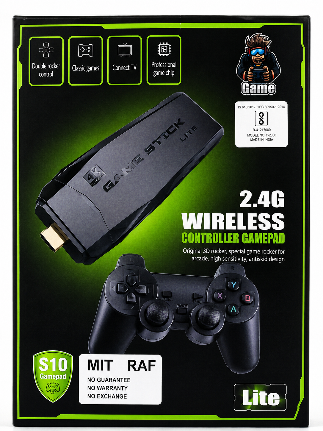 Wireless Controller Gamepad for Kids | USB Gaming Joystick Controller