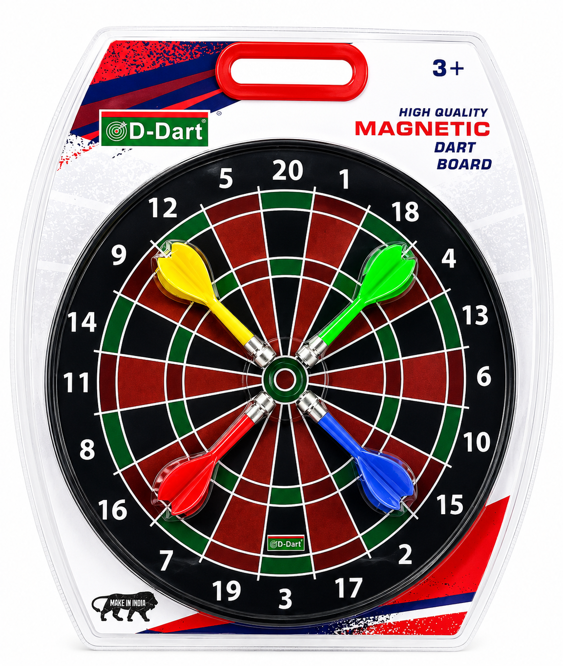 Magnetic Dart Board Game | Safe Soft-Tip Dartboard Set for Kids