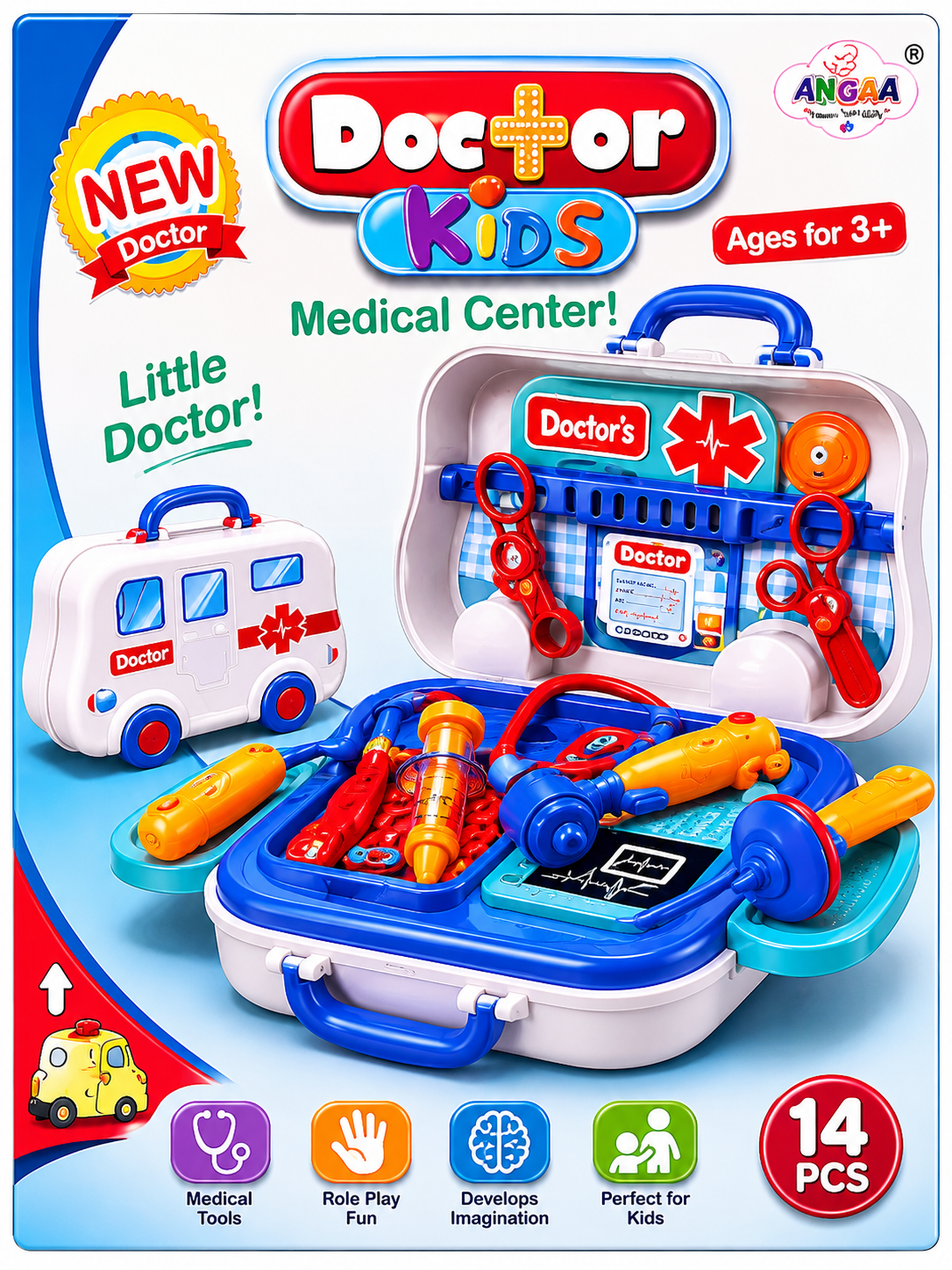 Attach Mix Magnetic Construction Set | Creative Building Tiles for Kids
