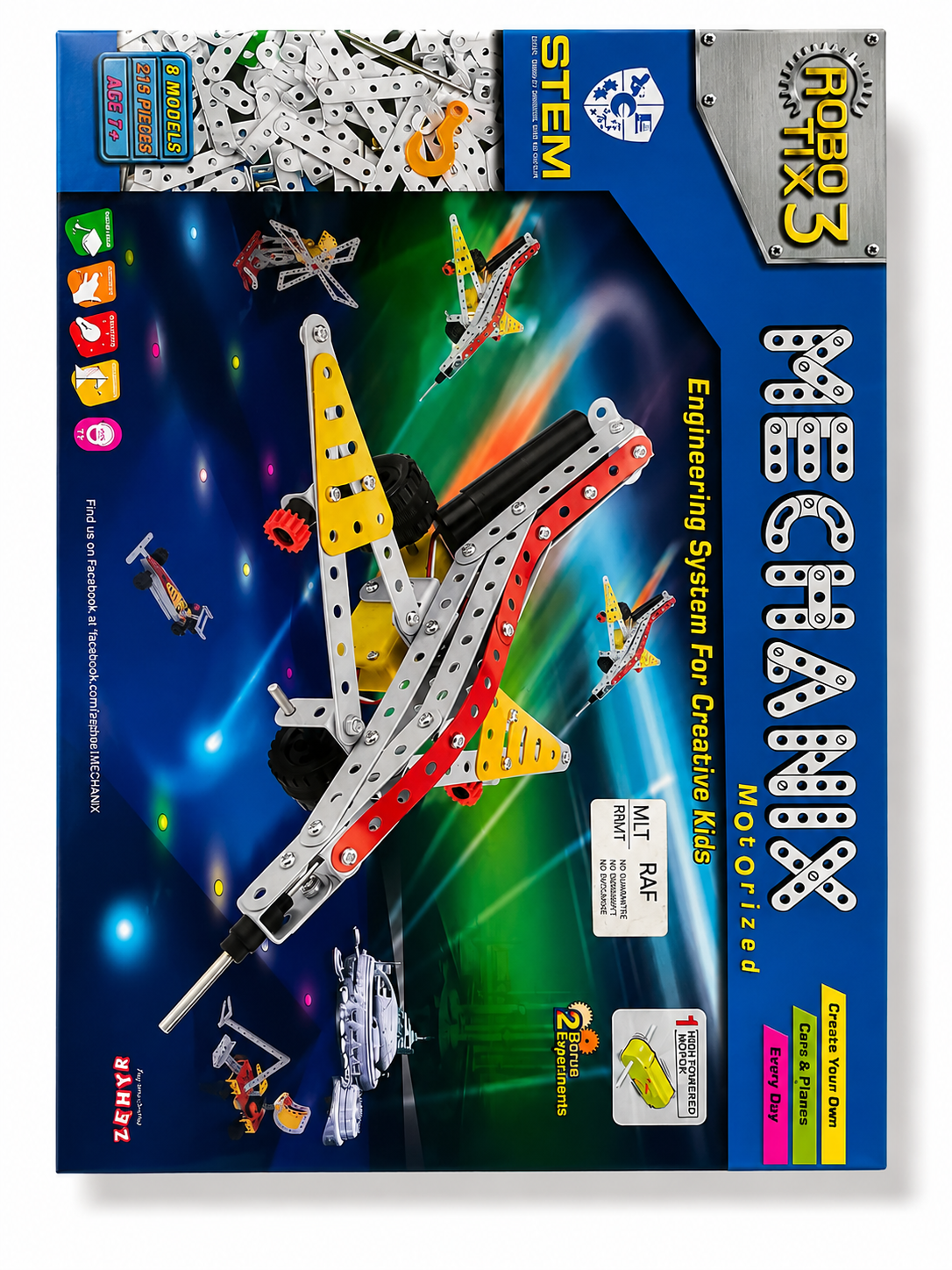 3-in-1 Mechanic Builder Toy Set | Engineering & STEM Construction Kit