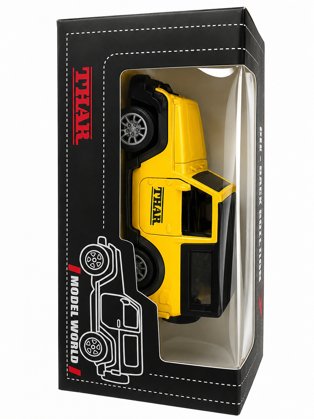 Thar Metal Die-Cast Pull-Back SUV Toy | Mahindra Thar Inspired Kids Vehicle