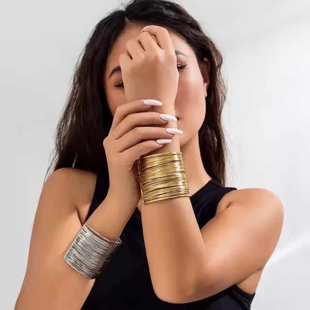 textured wire wrap gold