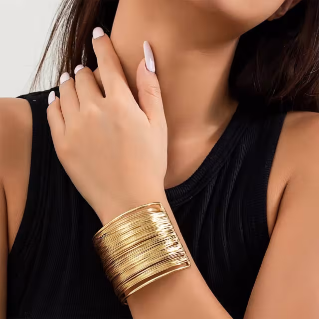 textured wire wrap gold