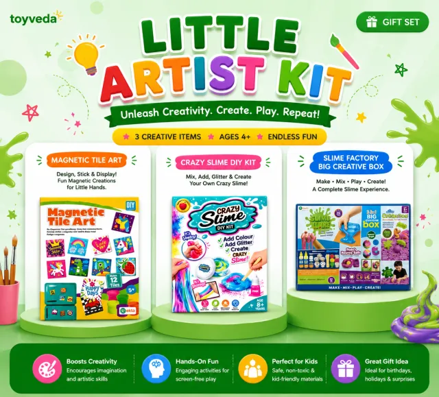 Little Artist Creative Kit | Art & Craft Gift Set for Kids