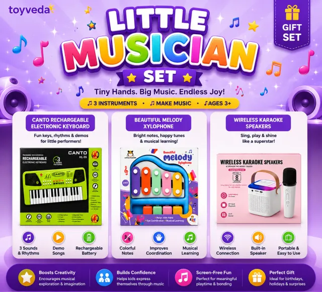 Little Musician Set | Musical Instrument Gift for Kids