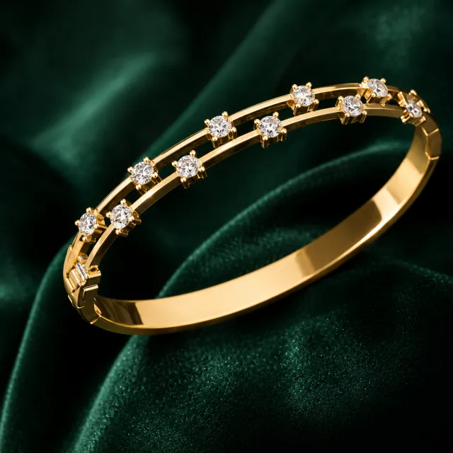 Anti-Tarnish Designer Bangle – B-193